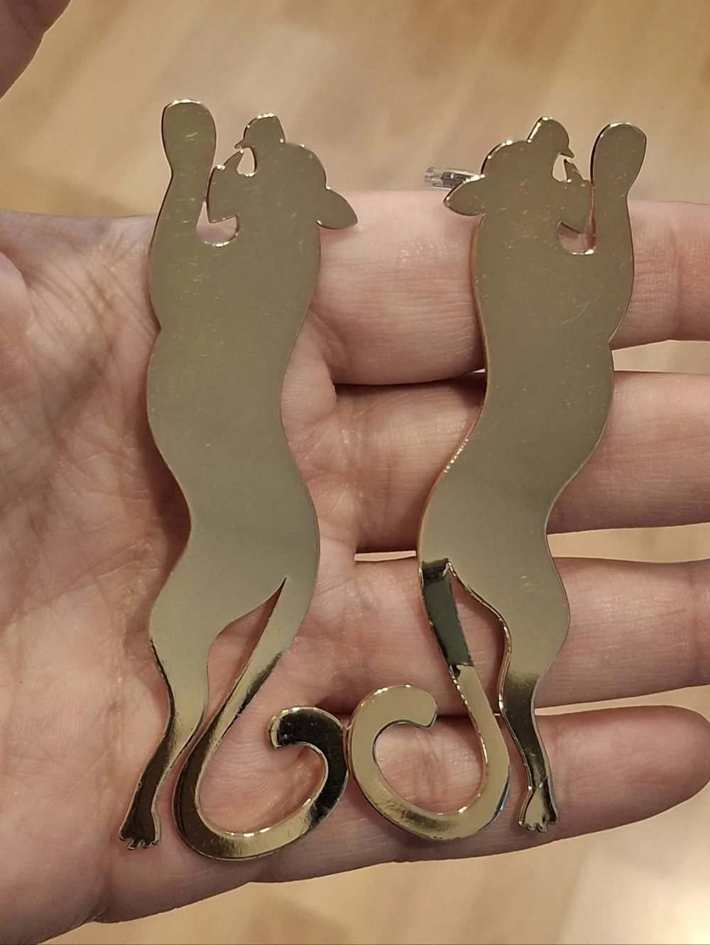 Leopard Golden Plated Earrings
